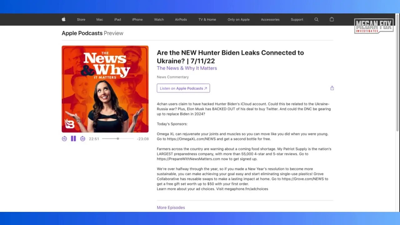 Megan Fox in the News! The News and Why it Matters Features Fake News Bust
