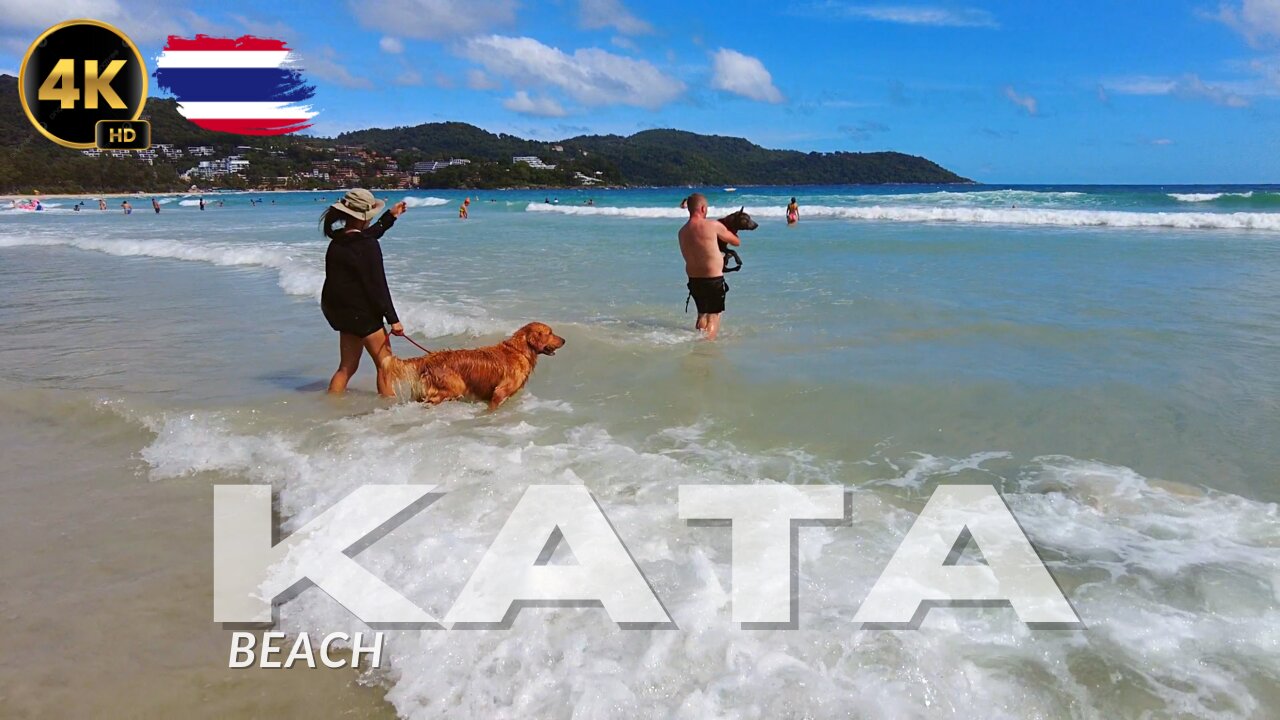 [4K 60fps] You should visit this beach when coming to Phuket | Kata beach #katabeach #phuket