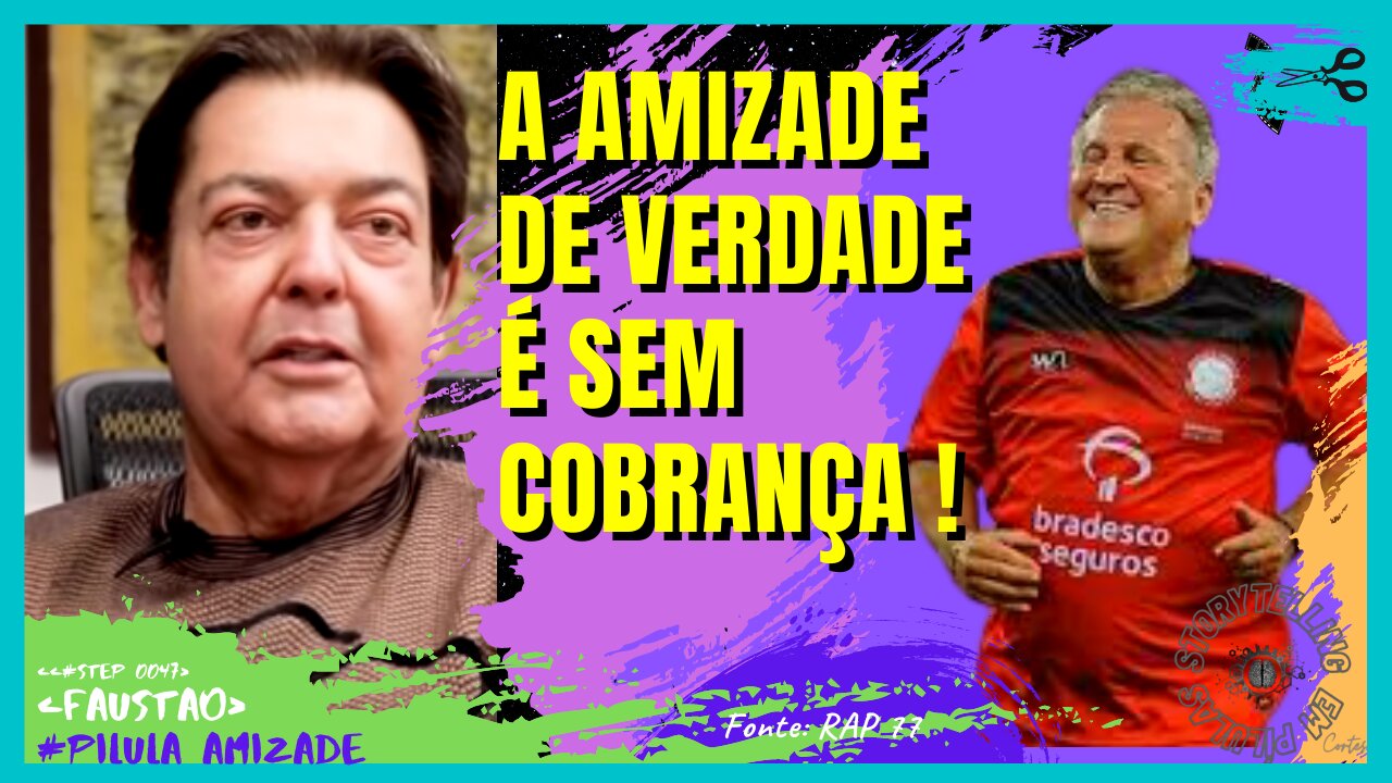 A AMIZADE do ZICO e FAUSTÃO | STEP cortes