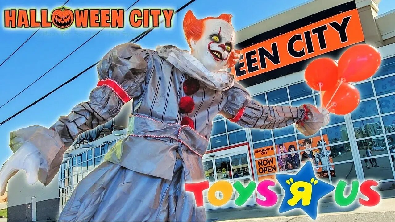 PENNYWISE GALORE! HALLOWEEN CITY inside ABANDONED TOYS R US - Parma Ohio