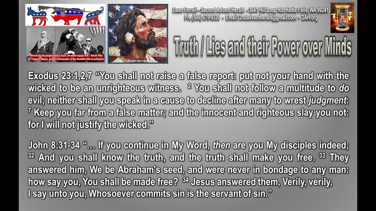 Truth & Lies (and their Power over minds)