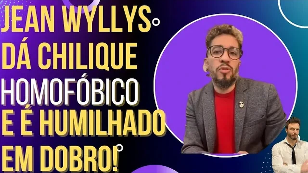 Jean Wyllys dá chilique mophobics e acaba humilhado em dobro!