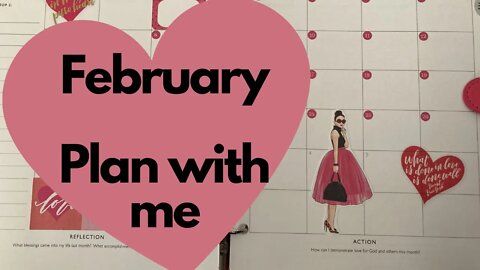 Monthly plan with me - February