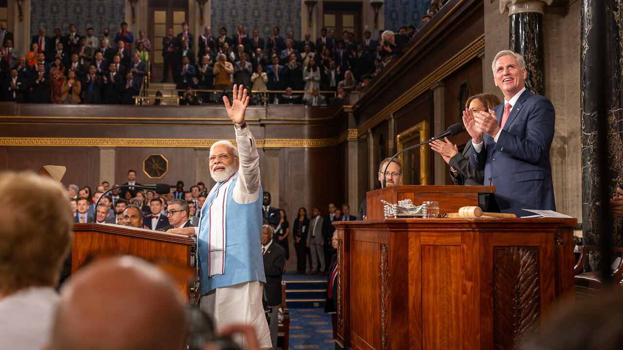 The Prime Minister of India Addresses a Joint Meeting of Congress