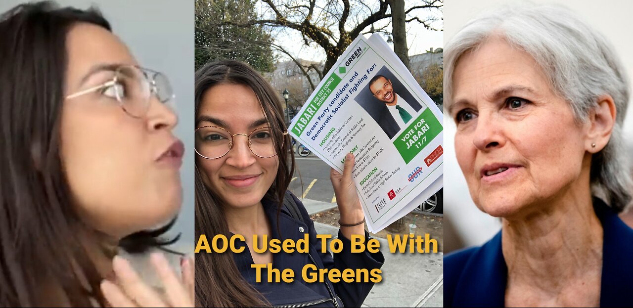 Breaking! AOC Was Once With The Green Party & DNC Kick Green Party Off Swing State Ballot