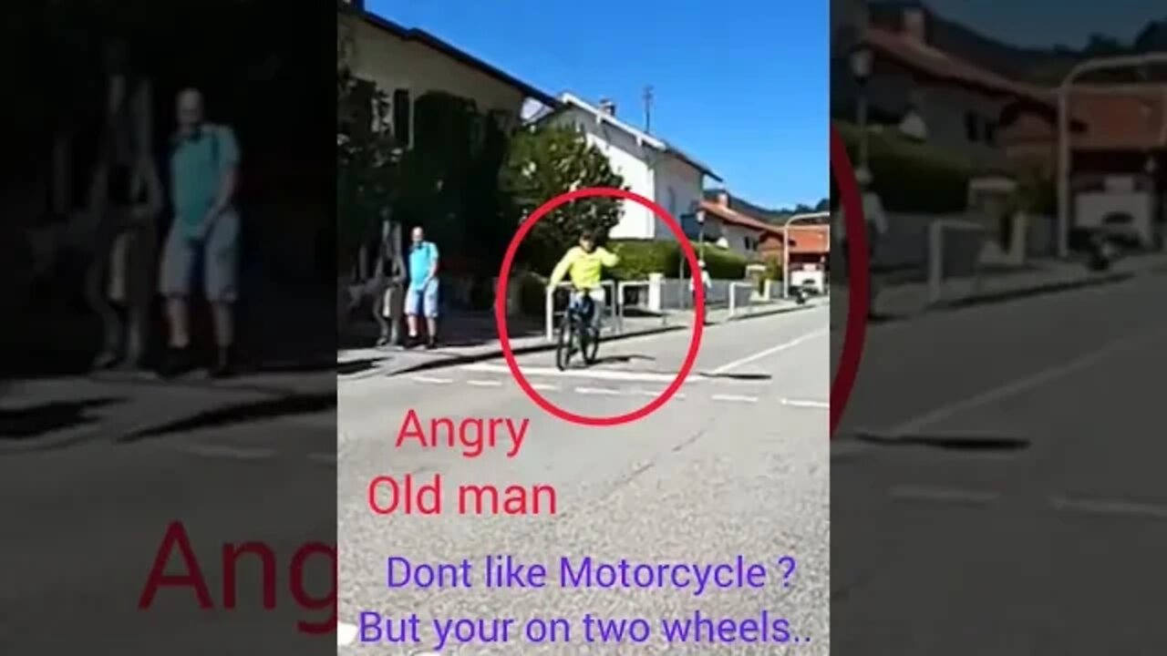 🤣Old man hating Bikers😱