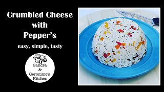 Crumbled Cheese with Pepper's