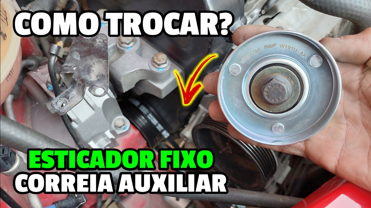 COMO TROCAR O TENSOR FIXO DA CORREIA DE ACESSÓRIO DO GOL, VOYAGE E SAVEIRO COM MOTOR EA111