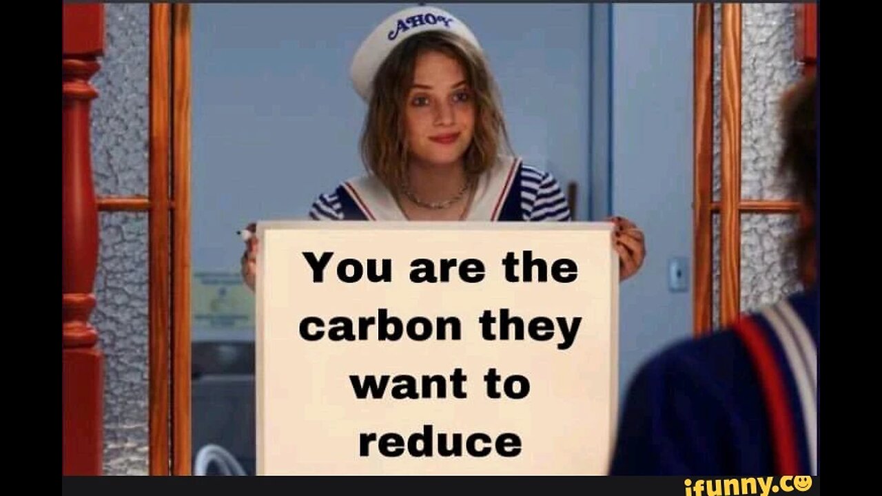 Dave Talks #929 - You Are the Carbon They (WEF) Want to Reduce.