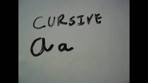 Cursive A