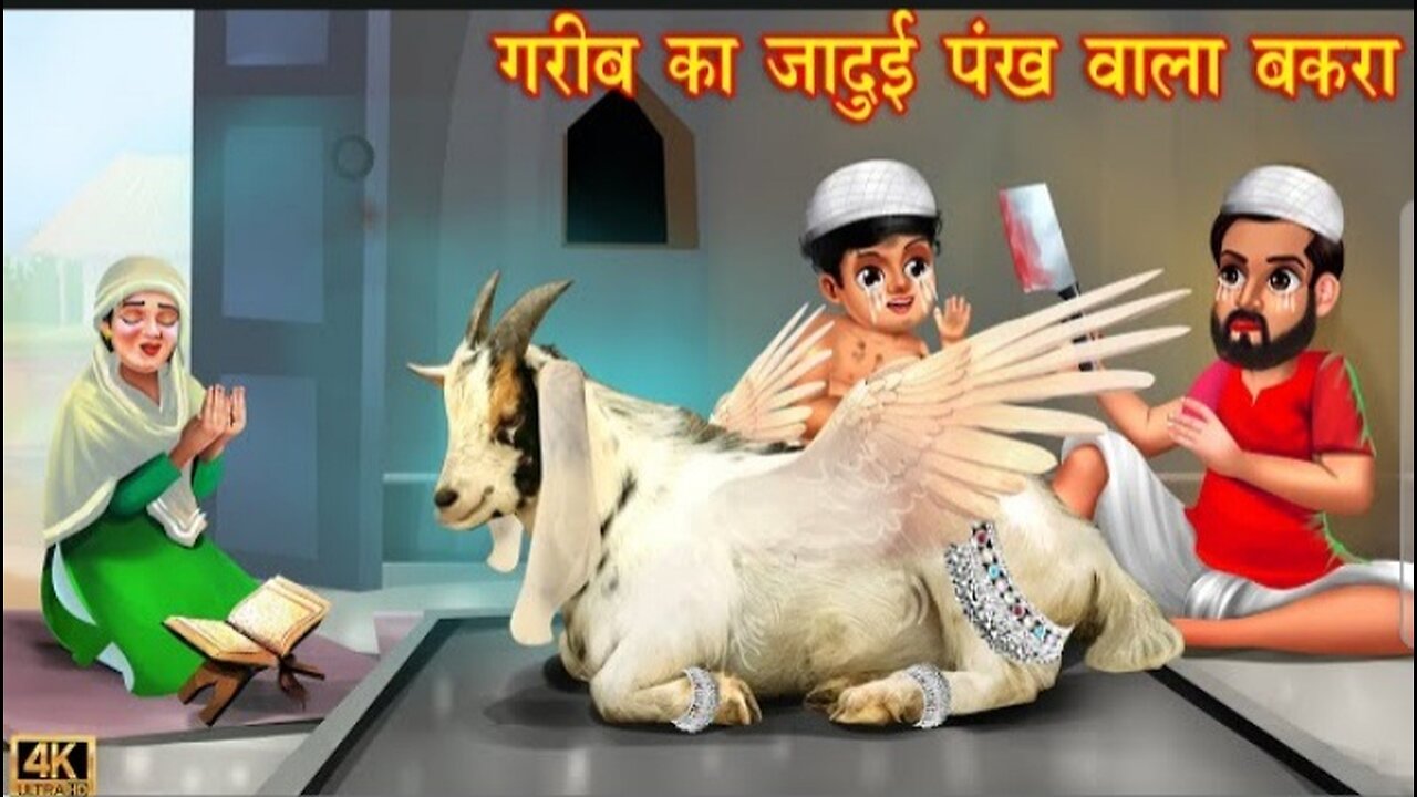 ग़रीब का जादुई पंख वाला बकरा | Eid ki kahaniya | Hindi Stories | Moral Story | Kahani