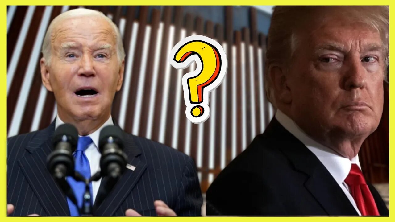 Biden EXPANDS Trump Wall (clip)