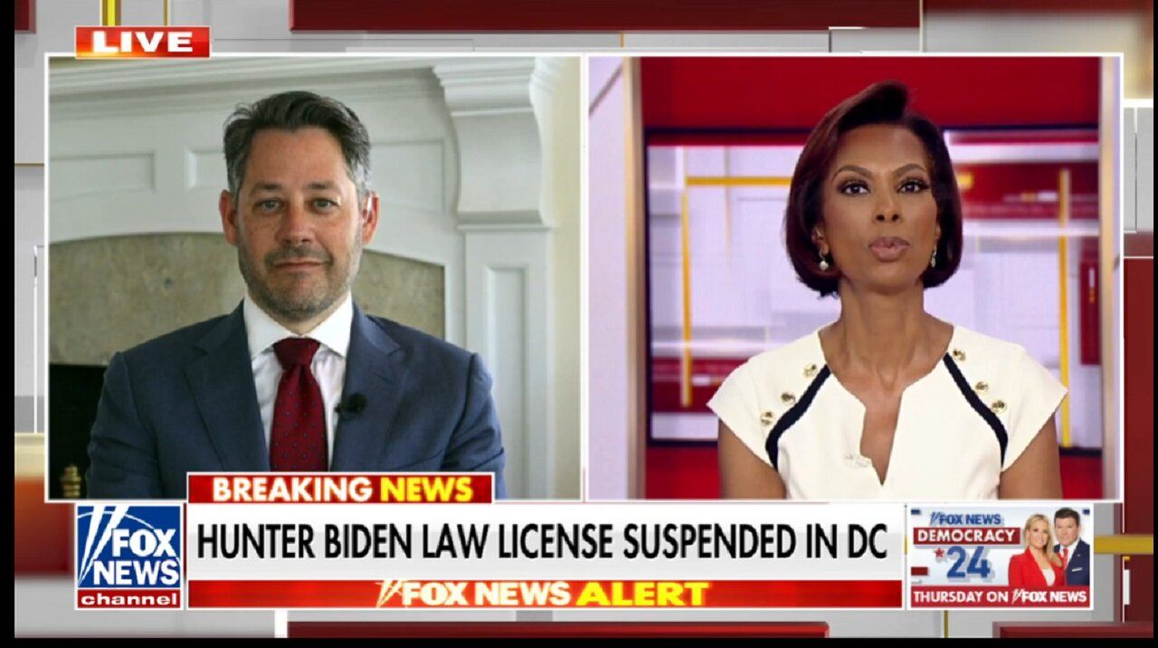 HUNTER BIDEN LAW LICENSE SUSPENDED IN DC