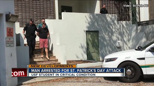 Police arrest the man involved in St. Patrick's fight that sent one to hospital in St. Pete