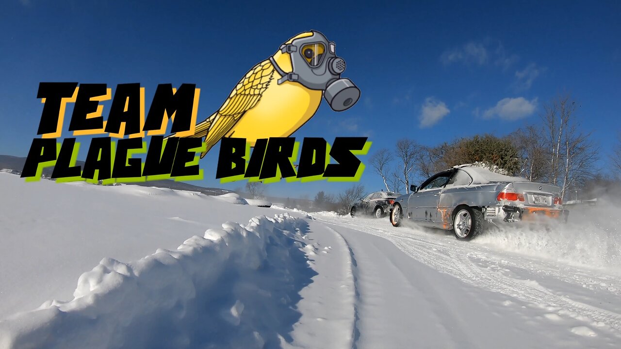 FPV Drone chasing cars #winterdrifting @ #LayOutDurab