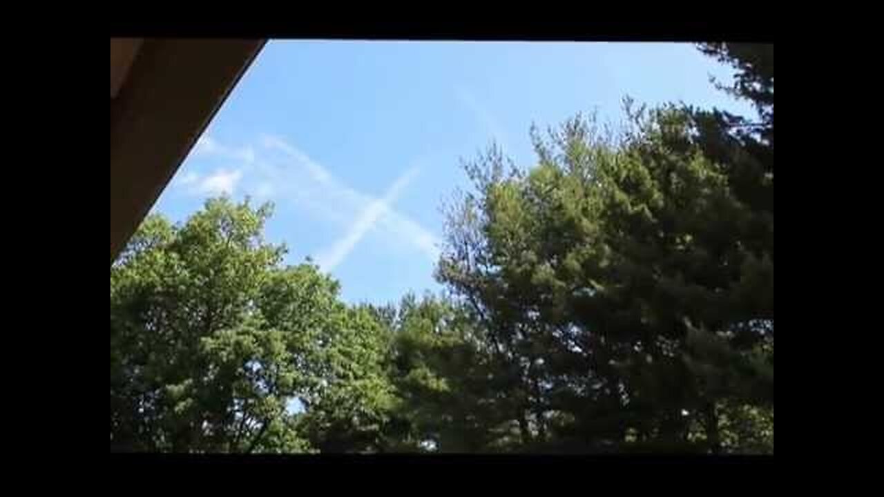 Chemtrails- Double X Over My House