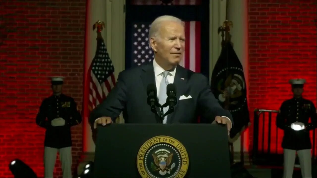 Joe Biden gave a really dark speech - 9/2/22