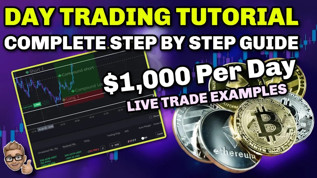 Complete Day Trading Tutorial LIVE EXAMPLES | Step By Step Guide (Make $1000 Per Day)