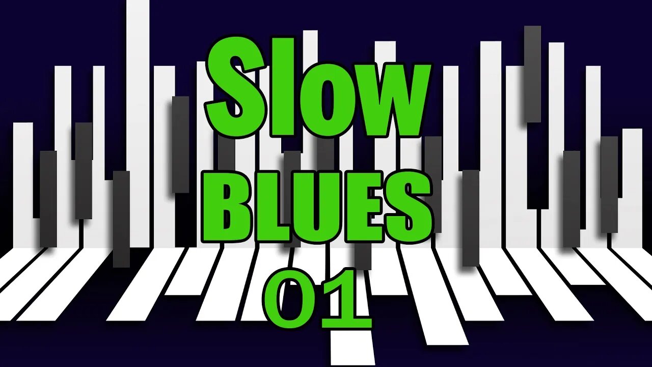 SUPER SLOW BLUES BASS GROOVE AND CHORD SEVEM #Shorts