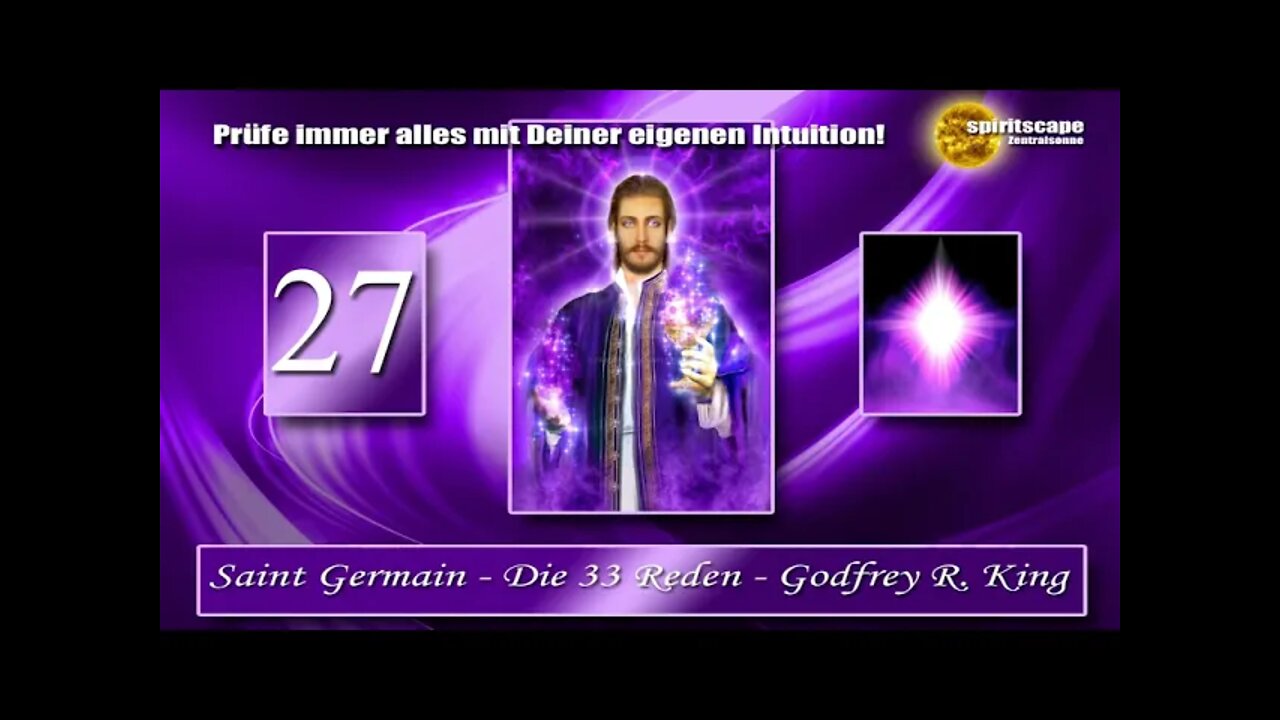 Saint Germain - Die 33 Reden - Rede 27