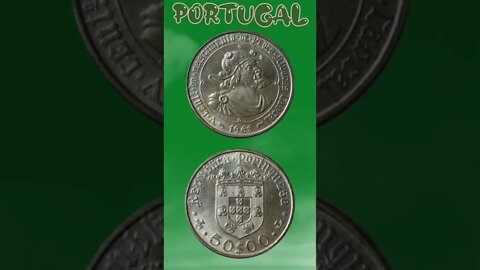 Portugal 50 Escudos 1968.#shorts #coinnotesz