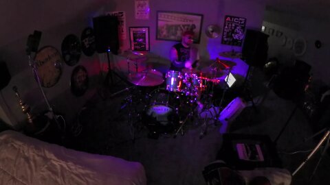 Lunatic Fringe, Red Rider Drum Cover By Dan Sharp