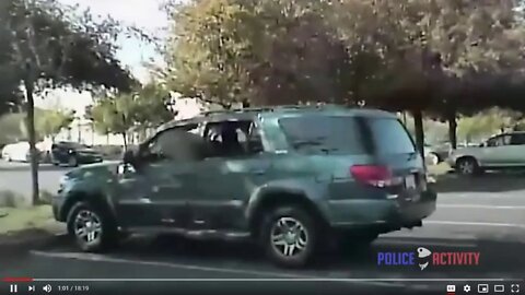 Sacramento Police Wild Shoot Out - Lots Of Spray & Pray Techniques Used Here