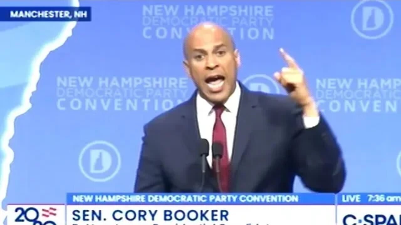 Cory Booker "If I Am Your President We Will Rise! WE WILL RISE!"
