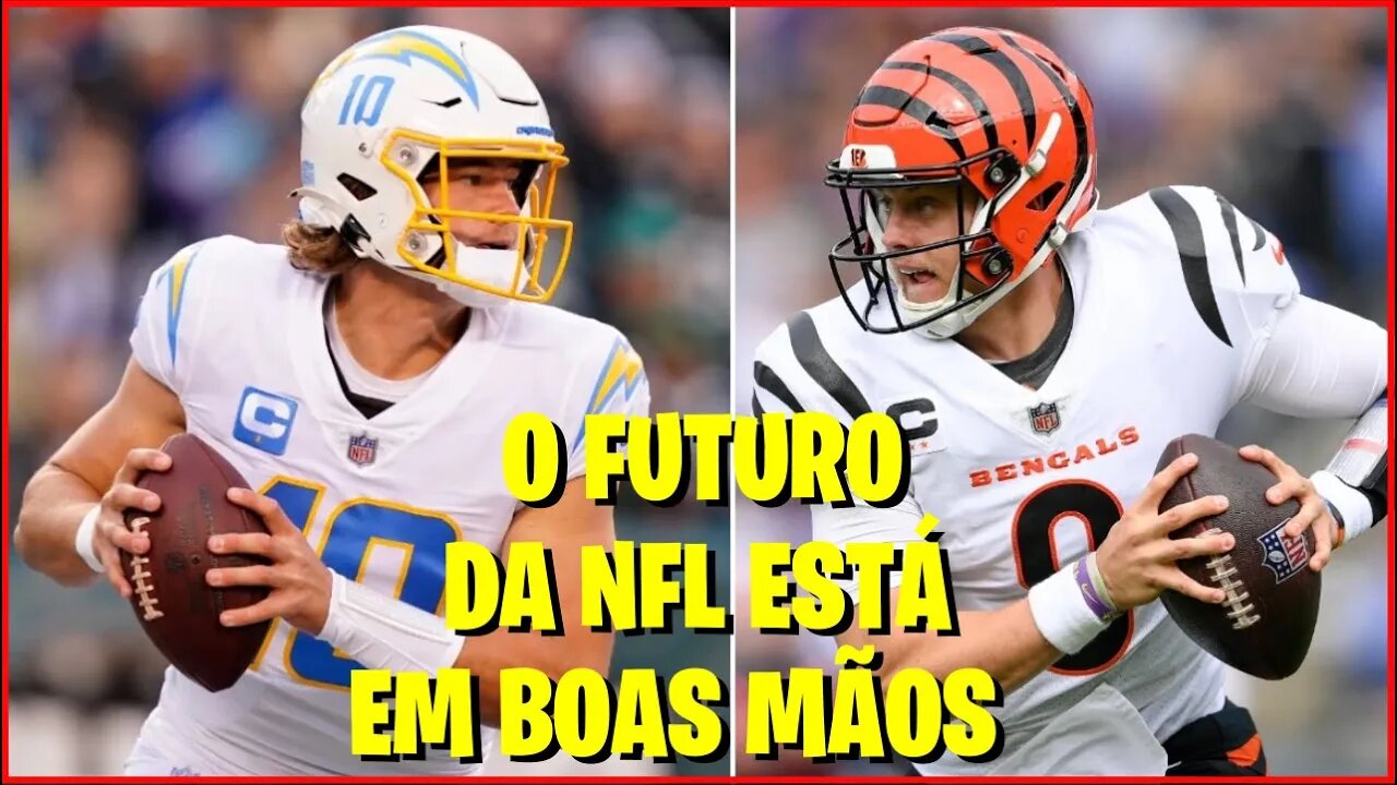 JOE BURROW E JUSTIN HERBERT: O FUTURO DA NFL EM BOAS MÃOS - MELHORES MOMENTOS DO FUTEBOL AMERICANO