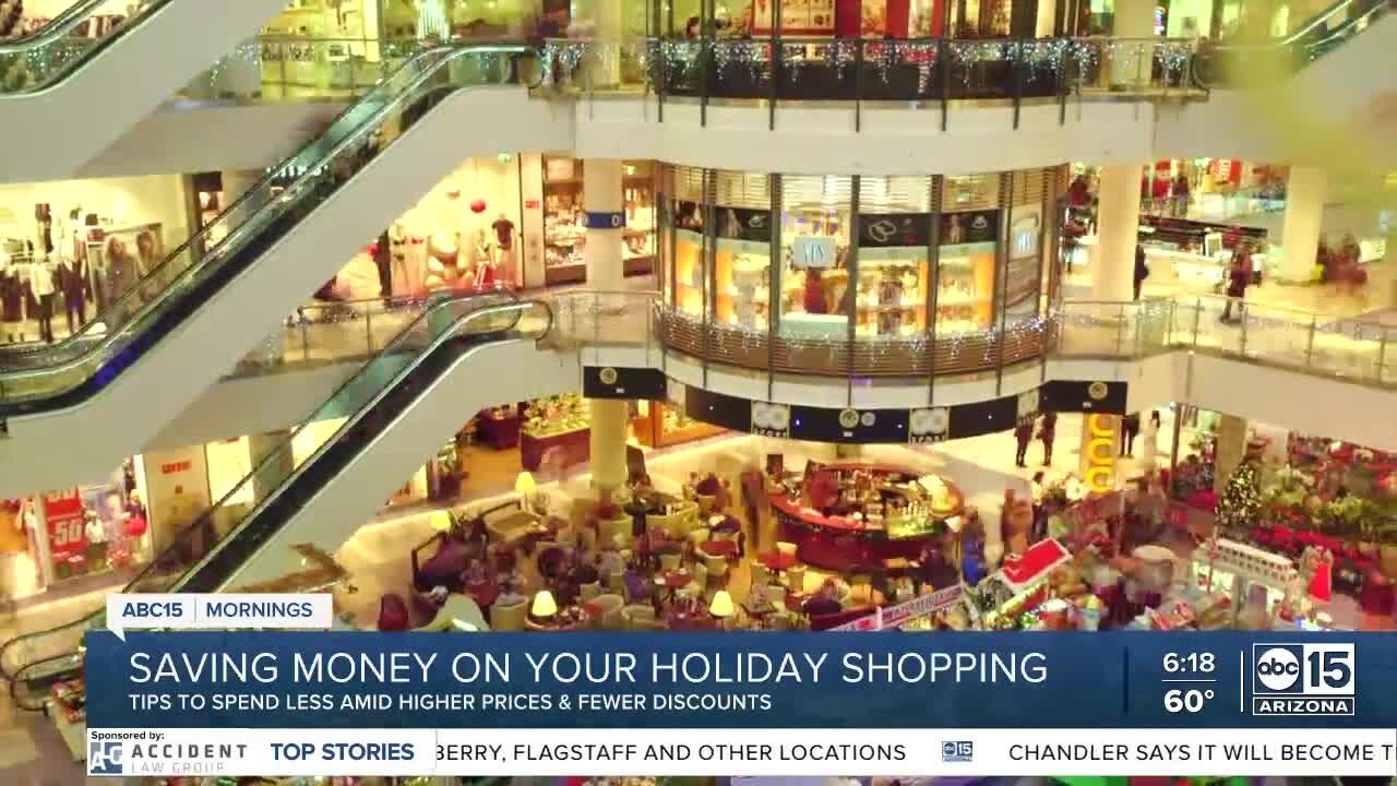 Saving money on holiday shopping