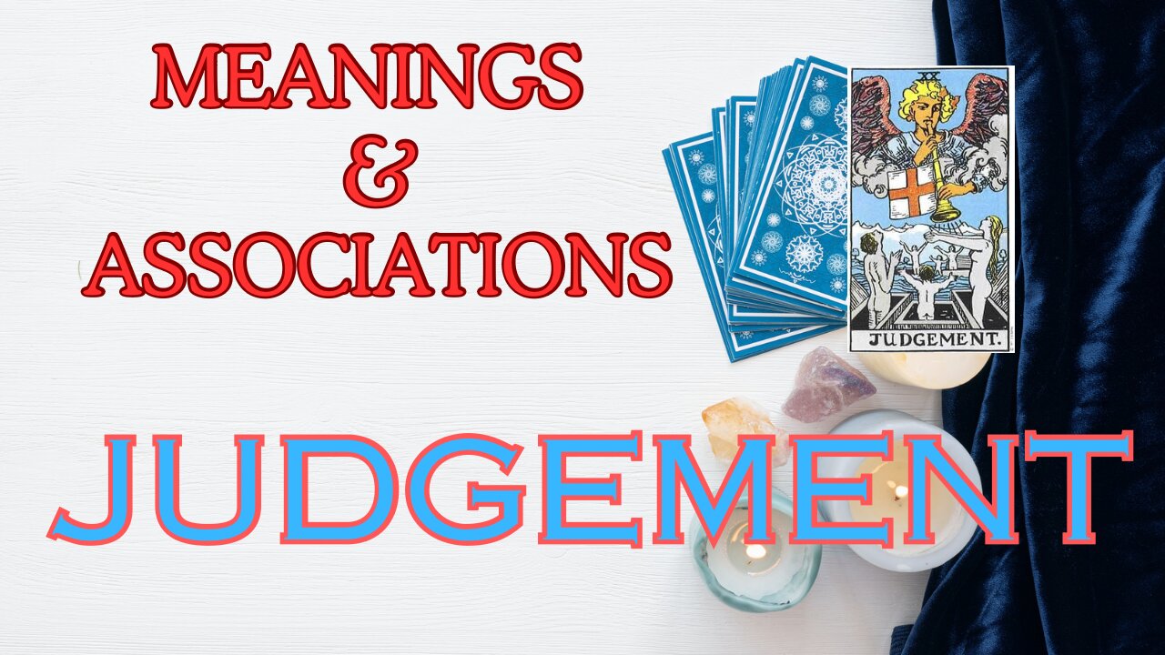 Judgement tarot card - meanings and associations #judgement #tarot #tarotary #tarotcards