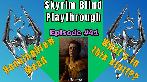 Skyrim Budjo Blind Playthrough Ep. #41 - Rats and a Madman