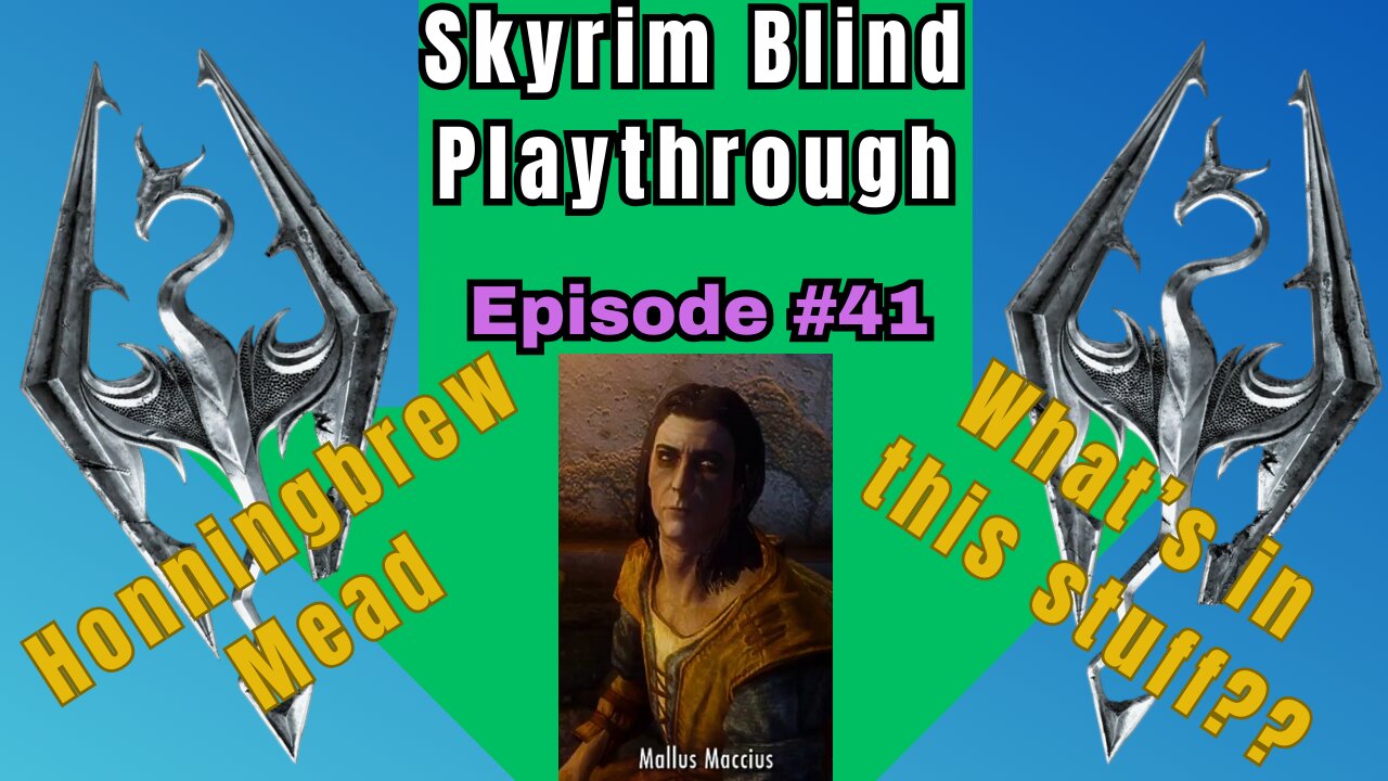 Skyrim Budjo Blind Playthrough Ep. #41 - Rats and a Madman