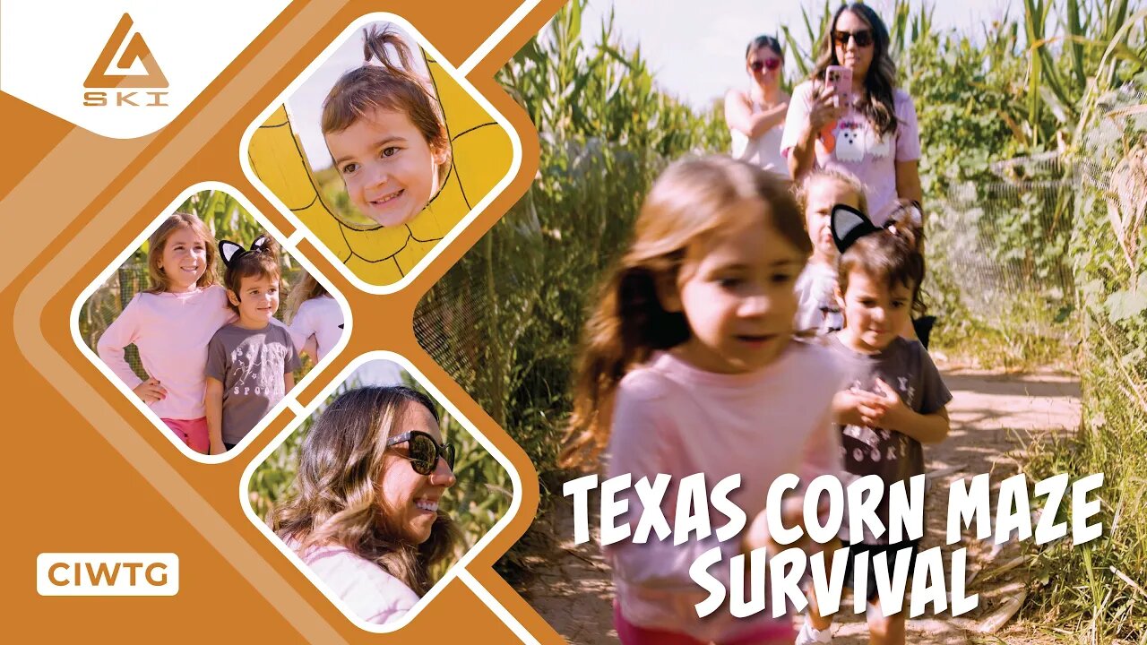 KIDS GO THROUGH TEXAS CORN MAZE | FROBERG'S FARM 2023 | MAKING IT OUT ALIVE | CIWTG