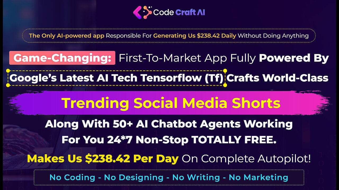 Code Craft AI Review | Crafts Trending social media shorts/Posts