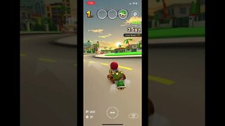 Mario Kart Tour - Mario (Baseball) Driver Gameplay (Los Angeles Pipe 1 High-End Spotlight Reward)