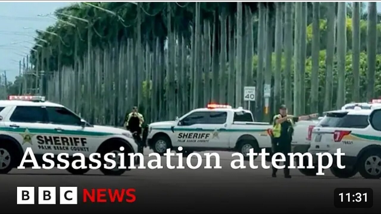 Man in custody after _apparent assassination attempt_ on Trump _ BBC News