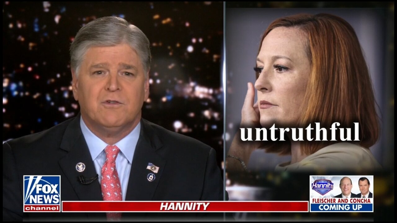 Hannity: Psaki Will Fit Right In With Her Lying MSNBC Colleagues