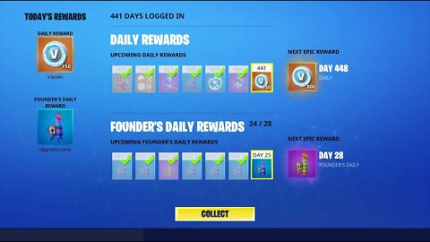 Fortnite - How to get 950 Free V Bucks by just logging into the game!