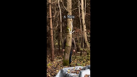 found a man illegally living in the woods