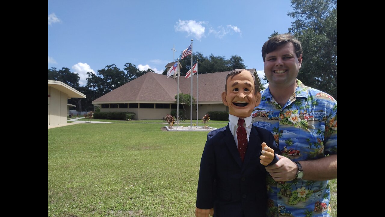 Vance Dykes & George H. W. Bush @ St. John's Episcopal Church