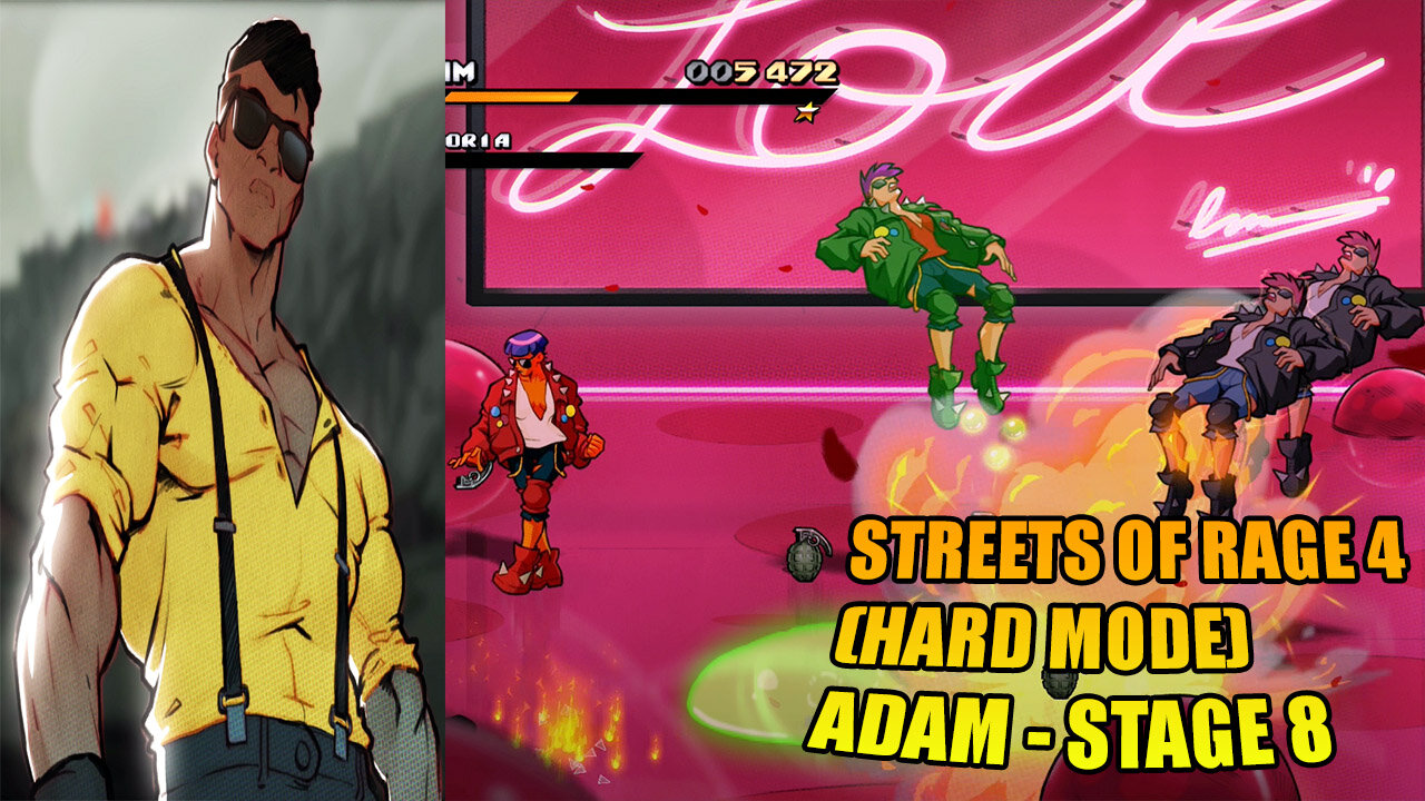 Streets Of Rage 4 (Hard Mode) Adam: Stage 8