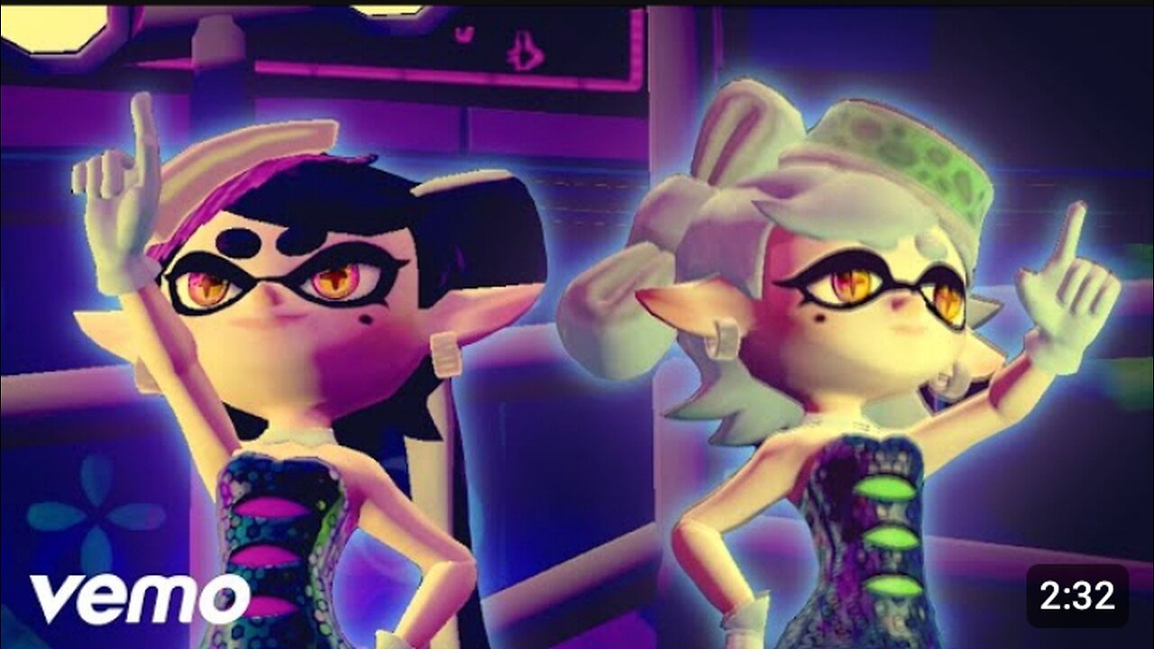 ♪ Calamari Inkantation CLASSIC♫ Caitlin Koi Music Video (English Lyrics) - Splatoon