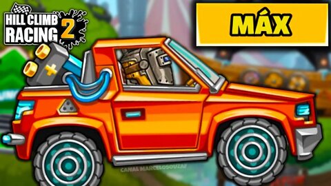 Carro Elétrico CC-EV Melhorado ao Máximo no Hill Climb Racing 2