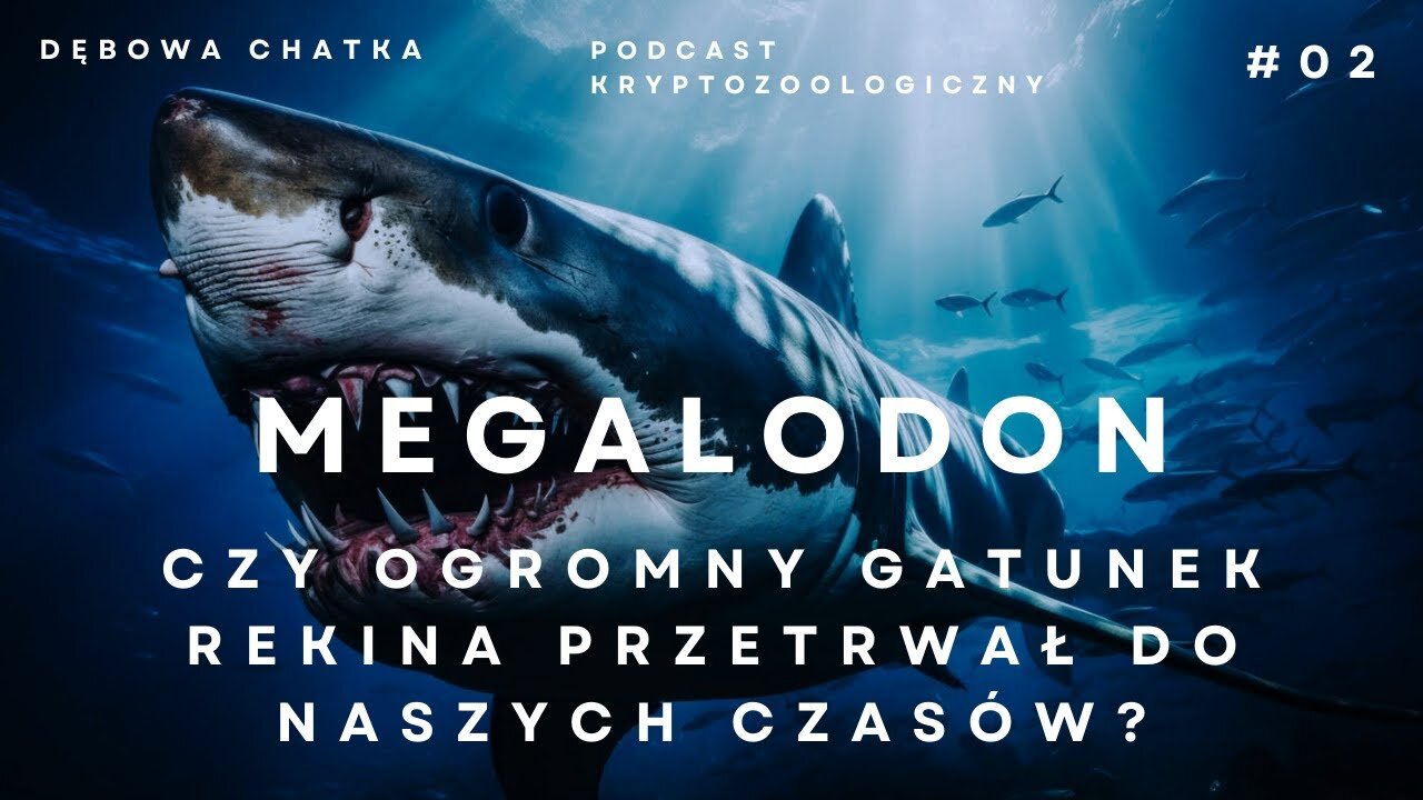 Podcast Kryptozoologiczny - Megalodon - Czy Ogromny Gatunek Rekina Przetrwał Do Naszych Czasów?