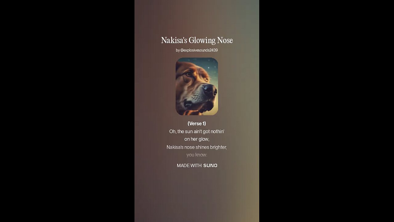 Nakisa's Glowing Nose
