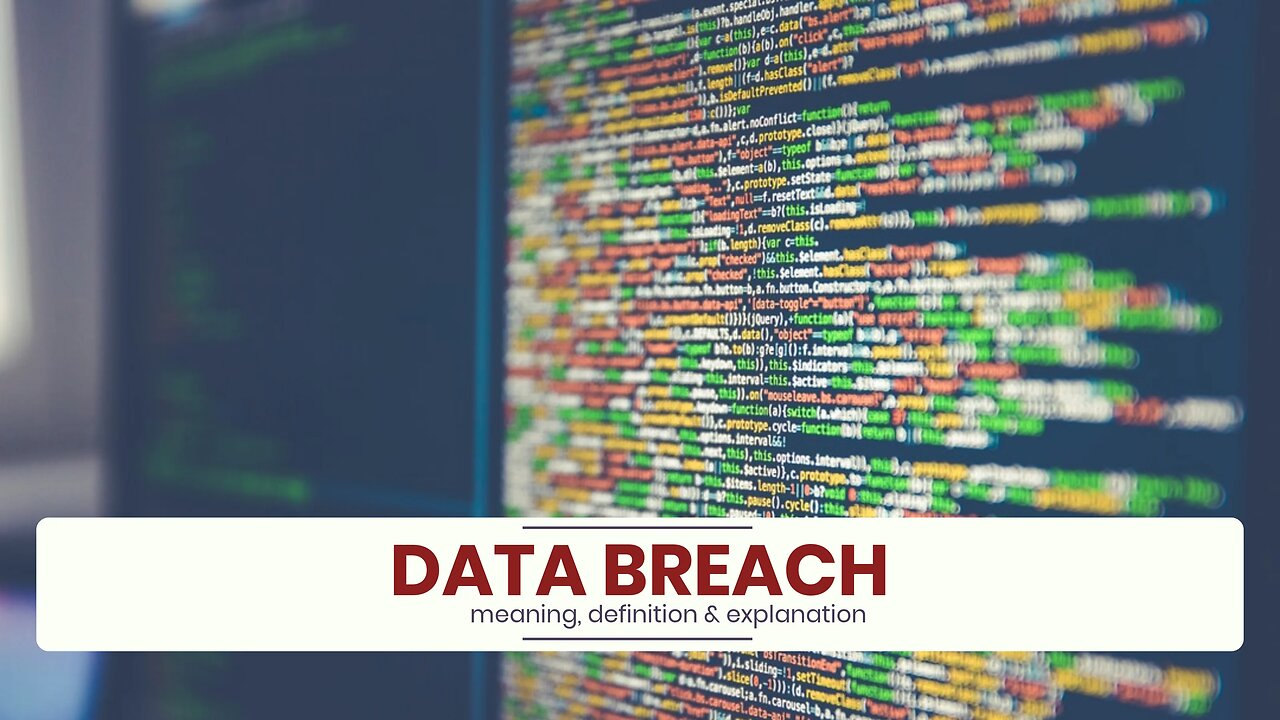 What is DATA BREACH?