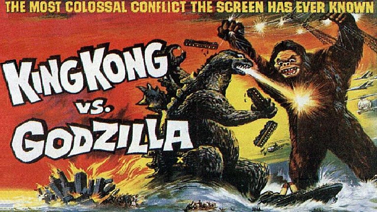 KING KONG VS GODZILLA 1962 Third in the Series & Rare Japanese Version English Subs FULL MOVIE HD & W/S