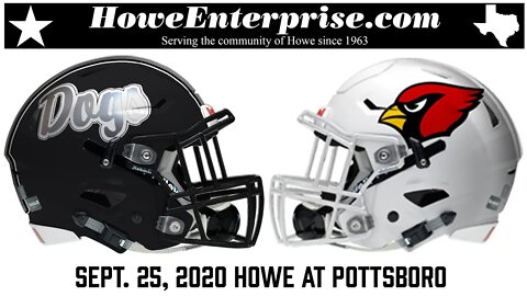 Howe Bulldogs at Pottsboro Cardinals, 9/25/2020