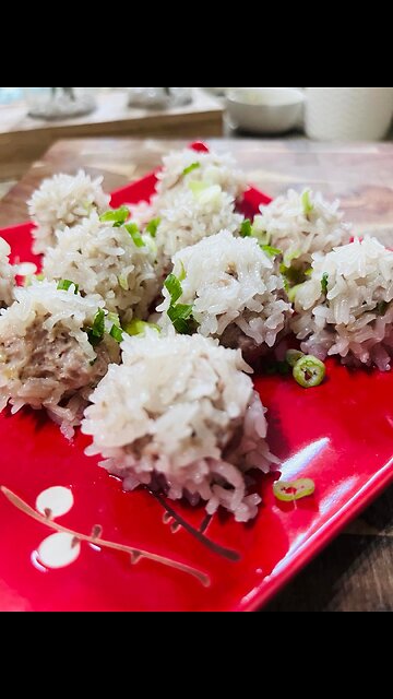 Chinese Pearl Meatball 珍珠丸子